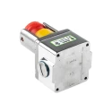 IDEM ES Series Twist Release Emergency Stop Push Button Surface Mount 2 NC/1 NO IP69K 24V DC 3A 240V AC IP69K 