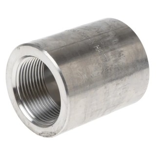 RS PRO Stainless Steel Pipe Fitting Straight Circular Coupler Female 1-1/4 in x Female 1-1/4 in 826-7015
