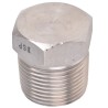 RS PRO Stainless Steel Pipe Fitting, Straight Hexagon Male Threaded 3/4 in 826-7037
