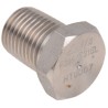 RS PRO Stainless Steel Pipe Fitting Straight Hexagon Male Threaded 1/4 in 316 Stainless Steel 17.018mm 826-7021