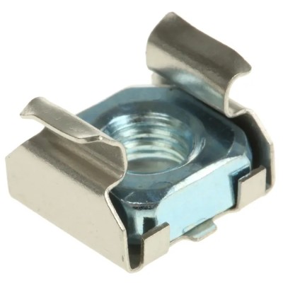 Rittal Steel Cage Nut M6 for TS IT Cabinets 0.8-2mm Panel Thickness 2094200