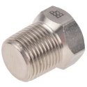RS PRO Stainless Steel Pipe Fitting Straight Hexagon Male Threaded 3/8 in 826-7024