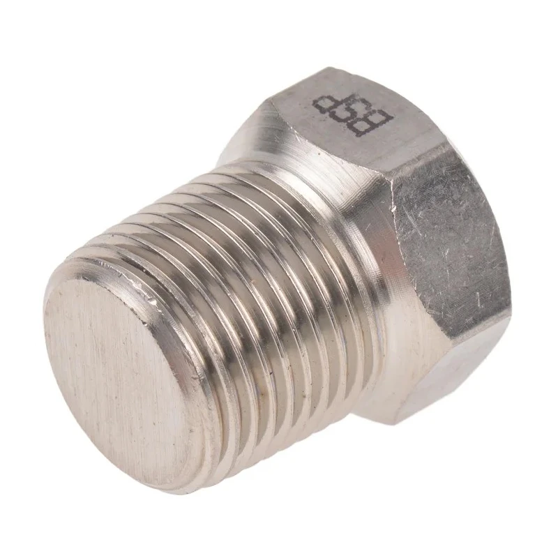 RS PRO Stainless Steel Pipe Fitting Straight Hexagon Male Threaded 3/8 in 826-7024
