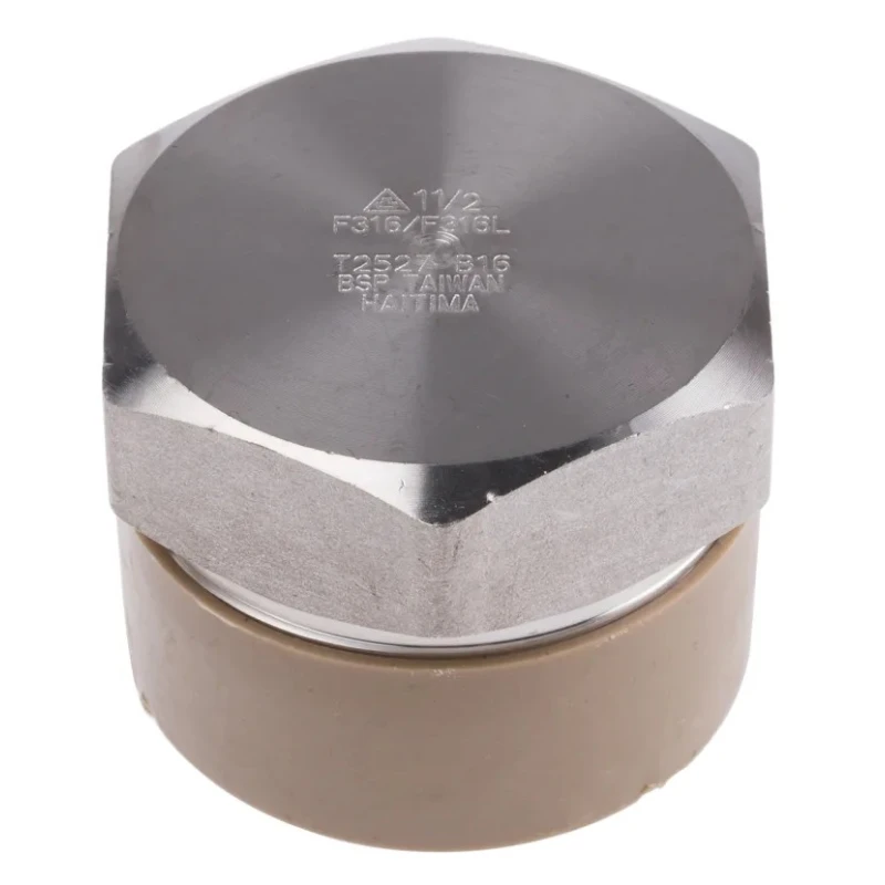 RS PRO Stainless Steel Pipe Fitting Straight Hexagon Male R Threaded 1-1/2 in 826-7043