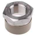 RS PRO Stainless Steel Pipe Fitting Straight Hexagon Bush Male 1-1/2 in x Female 1 in 826-7096