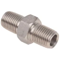 RS PRO Stainless Steel Pipe Fitting Straight Hexagon Nipple Male 1/4 in x Male 1/4 in 826-7040