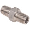 RS PRO Stainless Steel Pipe Fitting Straight Hexagon Nipple Male 1/4 in x Male 1/4 in 826-7040