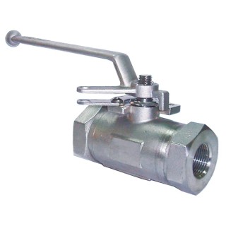 RS PRO ASTM A351-CF8M Stainless Steel Threaded Full Port Ball Valve NPT 3/4 in 250 bar A351-CF8M
