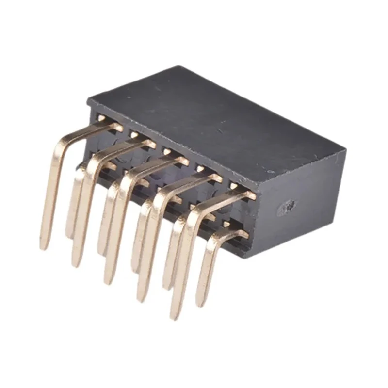 Wurth Elektronik 10-Contact 2 Row 2.54mm Pitch Right Angle Through Hole PCB Socket Connector 613010243121