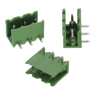 Wurth Elektronik Pluggable Terminal Block 3-Contact 5 mm Pitch 1 Row 300V 20A Polyamide Housing 691312710003