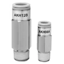 SMC Pneumatic Non Return Valve, Tube Inlet Male/Female, Threaded Male Outlet, 1.5 Mpa Maximum Pressure AKH04B-01S