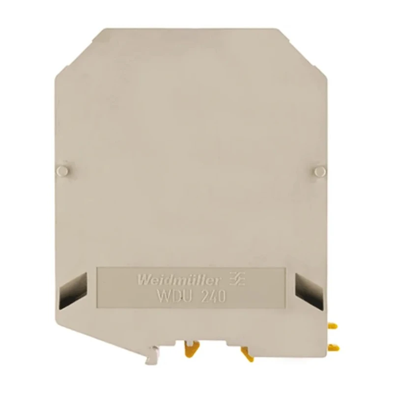 Weidmüller W Series Feed Through Terminal Block 1-Level Screw, Dark Beige, 1kV, 415A, 240mm², 70 mm² 1802780000