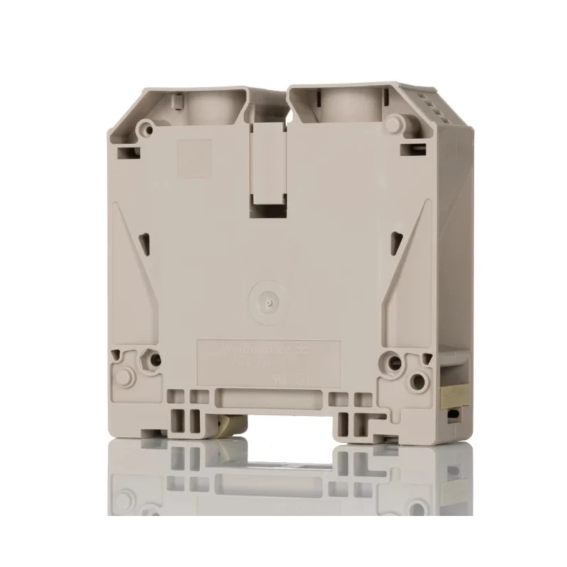 Weidmüller WDU Series Feed Through Terminal Block Dark Beige 21.15mm² 1-Level Screw IECEx/ATEX 1820550000