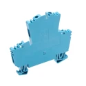 Weidmüller W Series Double Level Terminal Block Blue, 4mm² Cable CSA, 32A Current, 400V Screw Termination 1022380000