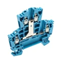 Weidmüller W Series Double Level Terminal Block Blue, 4mm² Cable CSA, 32A Current, 400V Screw Termination 1022380000