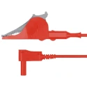 Schutzinger Connector Test Lead 32A 1kV, Red, 1.5 m Lead Length RS MSWSAK 7418 / 2.5 / 150 / RT