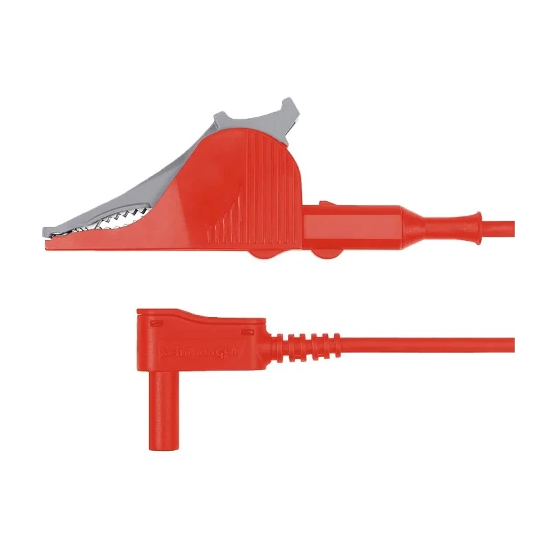Schutzinger Connector Test Lead 32A 1kV, Red, 1.5 m Lead Length RS MSWSAK 7418 / 2.5 / 150 / RT