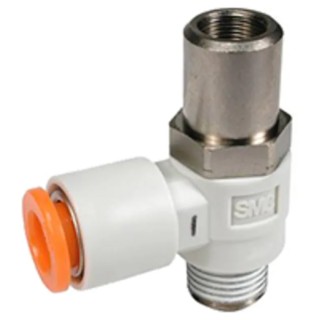 SMC Flow Controller AS Series Speed Controller Tube Outlet Connection R Thread 1 Mpa Operating Pressure AS2311F-01-04SD