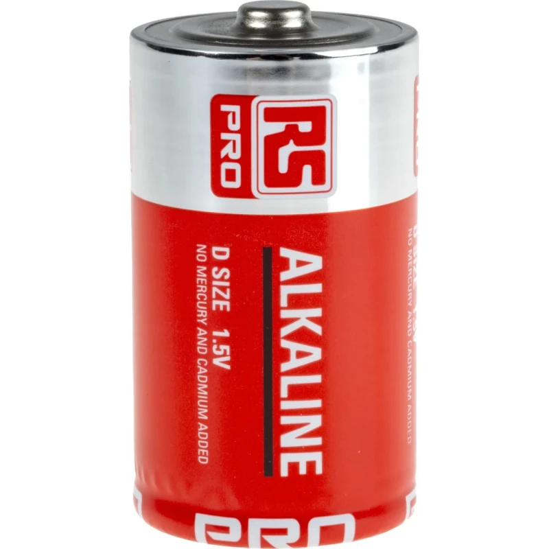 RS PRO 1.5 V Alkaline D Battery 2.4Ah LR20 Model 826-4423