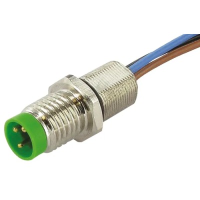 Murrelektronik Limited Circular Connector 3 Contacts Bulkhead Mount M8 Plug Female IP67 7000-08552-9700050