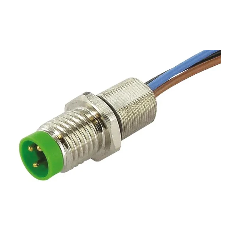 Murrelektronik Limited Circular Connector 3 Contacts Bulkhead Mount M8 Plug Female IP67 7000-08552-9700050