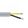 RS PRO Control Cable 2 Cores 0.75mm² 18 AWG Screened Transparent Polyvinyl Chloride Sheath 50 m 827-4202