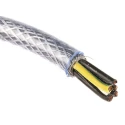 RS PRO Control Cable 5 Cores 4mm² 11 AWG Screened Transparent Polyvinyl Chloride Sheath 50 m 827-4206