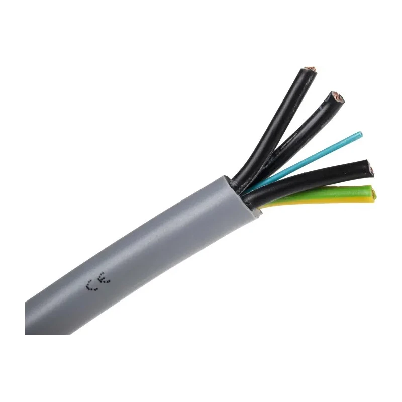 RS PRO Control Cable 4 Cores 4mm² 11 AWG Unscreened 50 m Grey Polyvinyl Chloride Sheath 827-4262