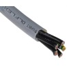 RS PRO Control Cable 5 Cores 6mm² 9 AWG Unscreened Grey Polyvinyl Chloride Sheath 50 m 827-4284