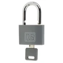 RS PRO Key Brass Padlock, 6 mm Shackle Diameter, 28 mm Shackle Length, 43 mm Body Width 827-4391