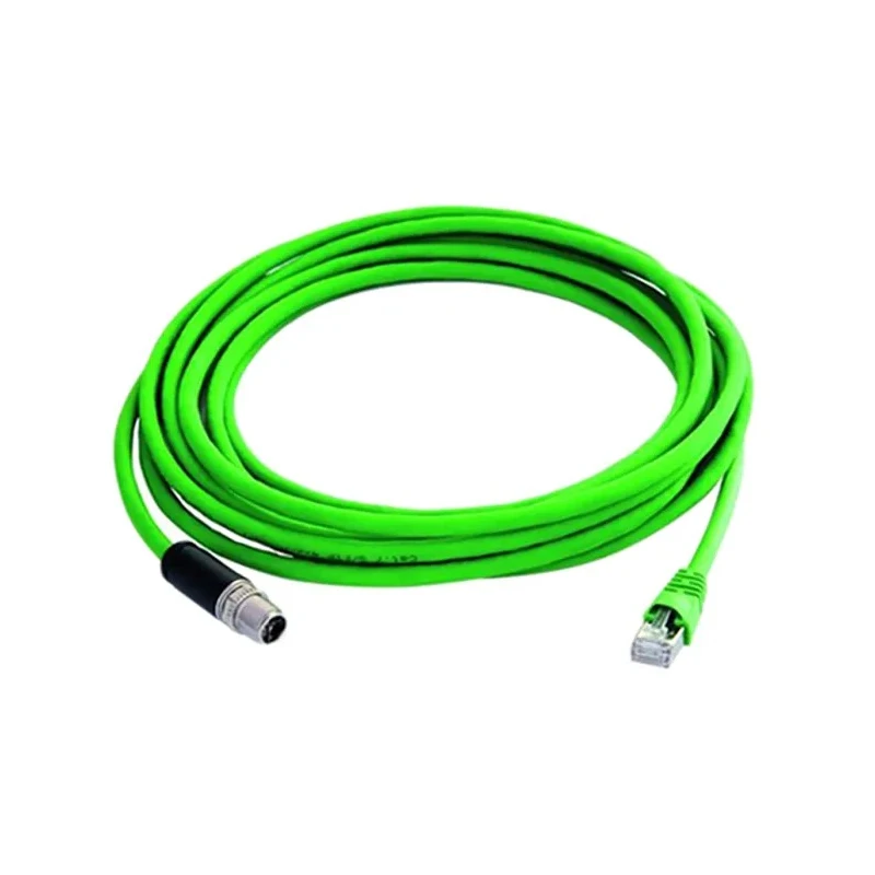 Telegartner Shielded Cat6a Ethernet Cable 7.5 m Green Polyurethane Jacket 
