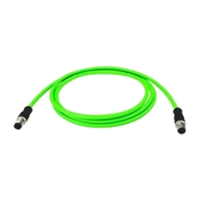 Telegartner Sensor Actuator Cable Male 4 way M12 Straight to Male 8 way M12 Straight 1 m L80210A0001