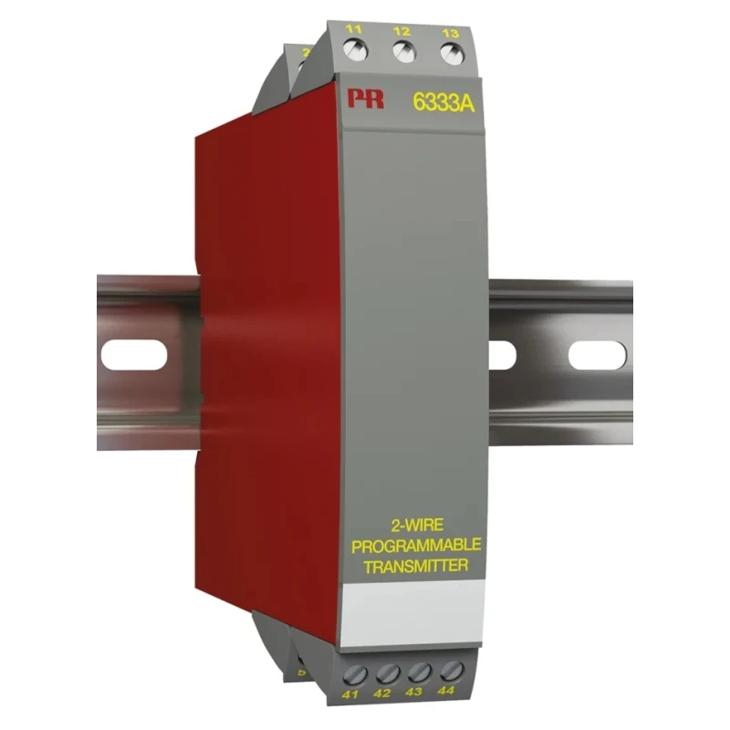 PR Electronics 2-Wire Programmable Temperature Transmitter Input -200°C to 850°C, Output Current 4-20 mA, 35V DC 6333A1B