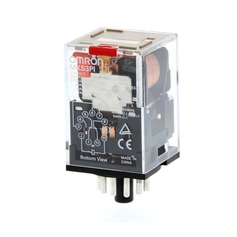 Omron Surface Power Relay 240V ac Coil, 10A Switching Current, 3PDT MKS3PI-5 240VAC