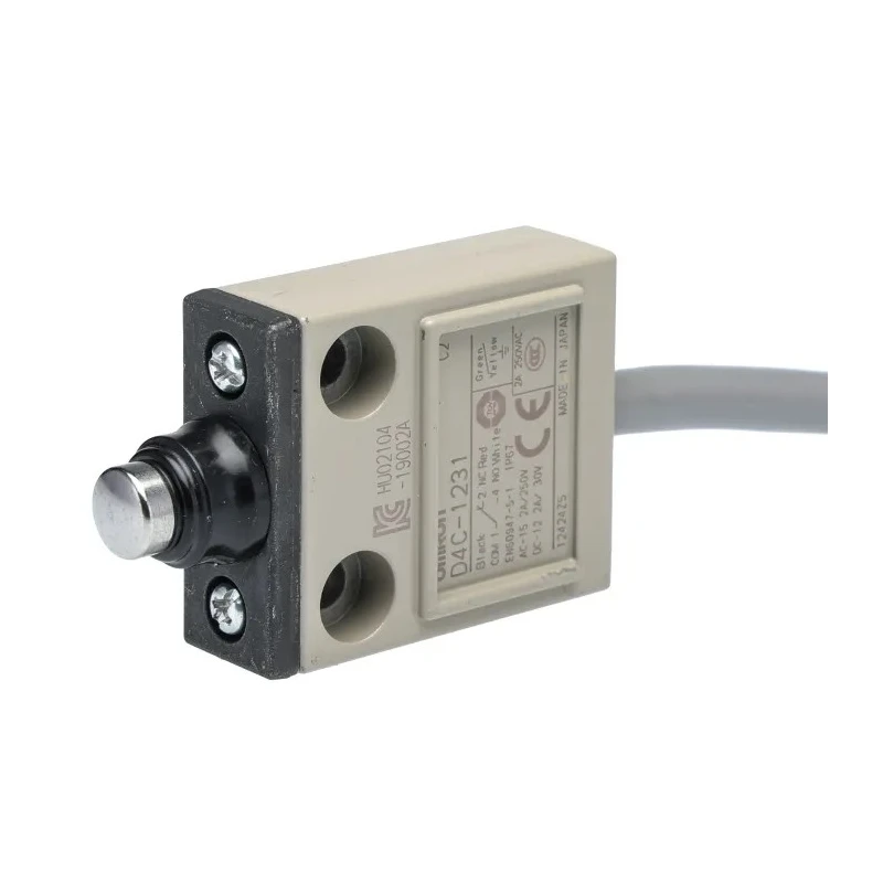 Omron Plunger Limit Switch  with IP67 Molded Resin and Metal Housing, 250V, Snap Action Contact