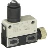 Omron D4E-N Series Plunger Limit Switch, SPDT Contact, IP67 Die Cast Zinc Housing, 250V AC, 5A