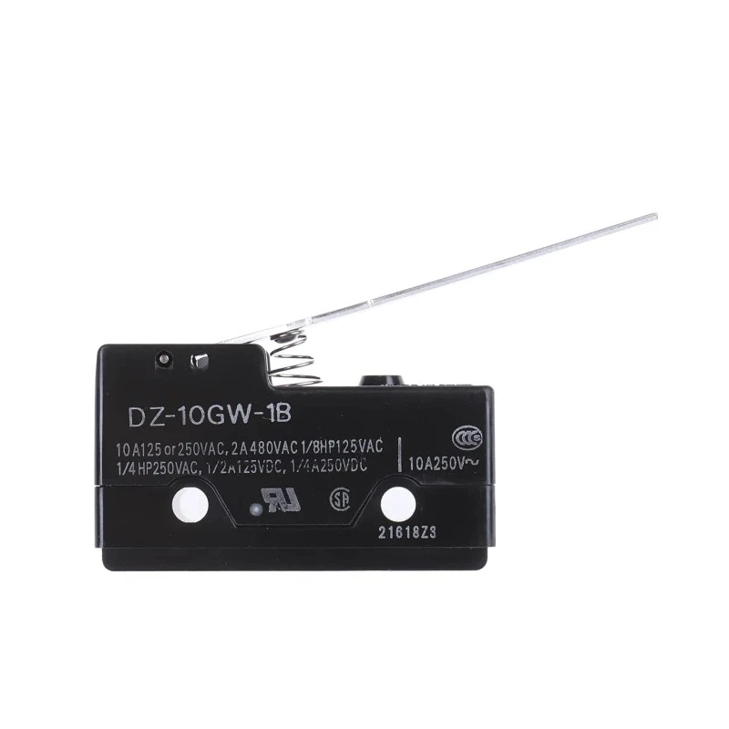Omron DZ Series Lever Limit Switch, DPDT, IP00, 250V AC, 10A 