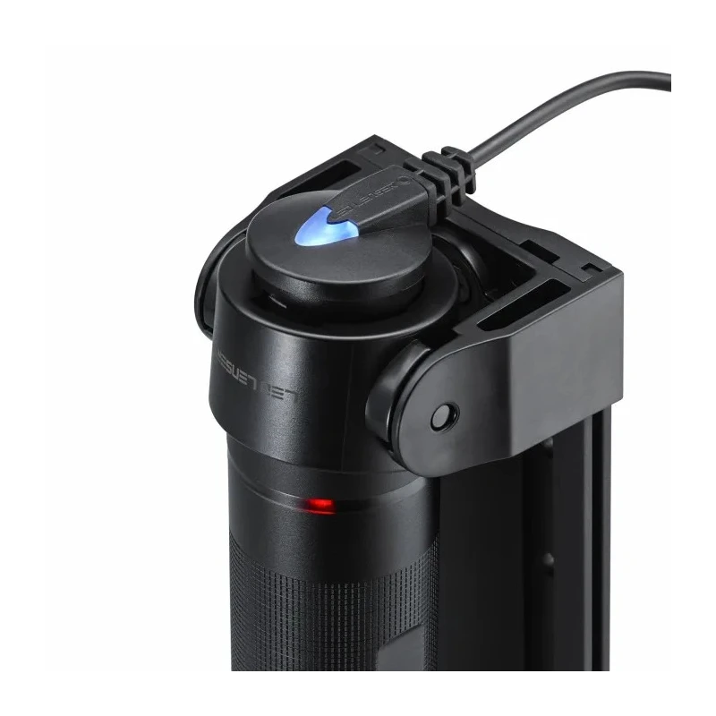 LEDLENSER LED Tactical Torch Black Rechargeable 5000lm LED Luminosity 700m Beam Distance X21R