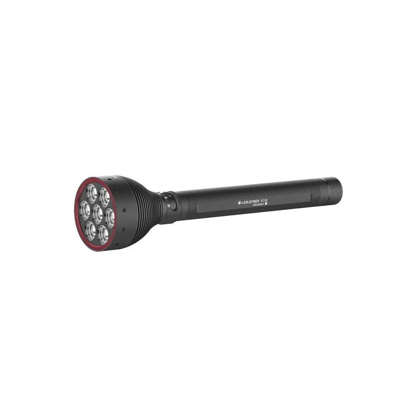 LEDLENSER LED Tactical Torch Black Rechargeable 5000lm LED Luminosity 700m Beam Distance X21R