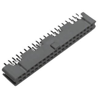 3M 9100 Series Straight Through Hole PCB Socket, 34-Contact, 2 Row, 2.54 mm Pitch, 12A Current, Solder 9134-4500PL