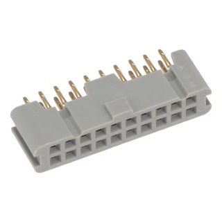 3M 9100 Series Straight Through Hole PCB Socket, 20-Contact, 2 Row, 2.54 mm Pitch Solder Termination 9120-4500PL