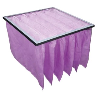 RS PRO Polypropylene Bag Filter F7 Grade 13 MERV Rating 8 Pockets 592mm x 592mm x 350mm 827-9695