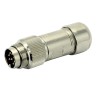 Amphenol Industrial C 091 D 7 Pole Straight M16 DIN Socket 7A 100V IP68 Screw Coupling Cable C091 31D007 102 4 U