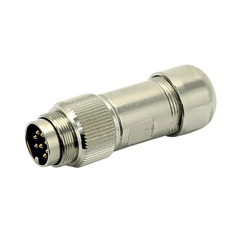 Amphenol Industrial 12 Pole Straight M16 Din Socket Connector, 3A, 32V, IP68 Rated, Screw Coupling C091 31D012 202 4 U