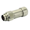Amphenol Industrial Circular DIN Plug 5 Pole Straight M16 Cable Connector 7A 100V IP68 Screw Coupling C091 31H005 101 4 U
