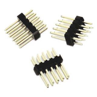 3M WR-PHD Series Straight Through Hole Pin Header 16 Contacts 1.27 mm Pitch 2 Row Unshrouded 62201621121