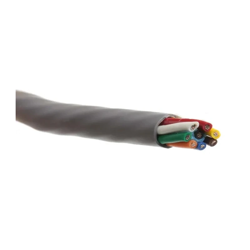 Alpha Wire Alpha Essentials Communication & Control Control Cable 8 Cores 0.56mm² 20 AWG Unscreened 300V Grey 1896/8C SL005