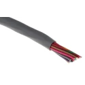 Alpha Wire Alpha Essentials Communication & Control Control Cable, 15 Cores, 0.56mm² 20 AWG, Unscreened, 30 1896/15C SL005