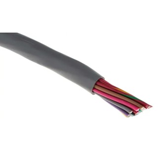 Alpha Wire Alpha Essentials Communication & Control Control Cable, 15 Cores, 0.56mm² 20 AWG, Unscreened, 30 1896/15C SL005