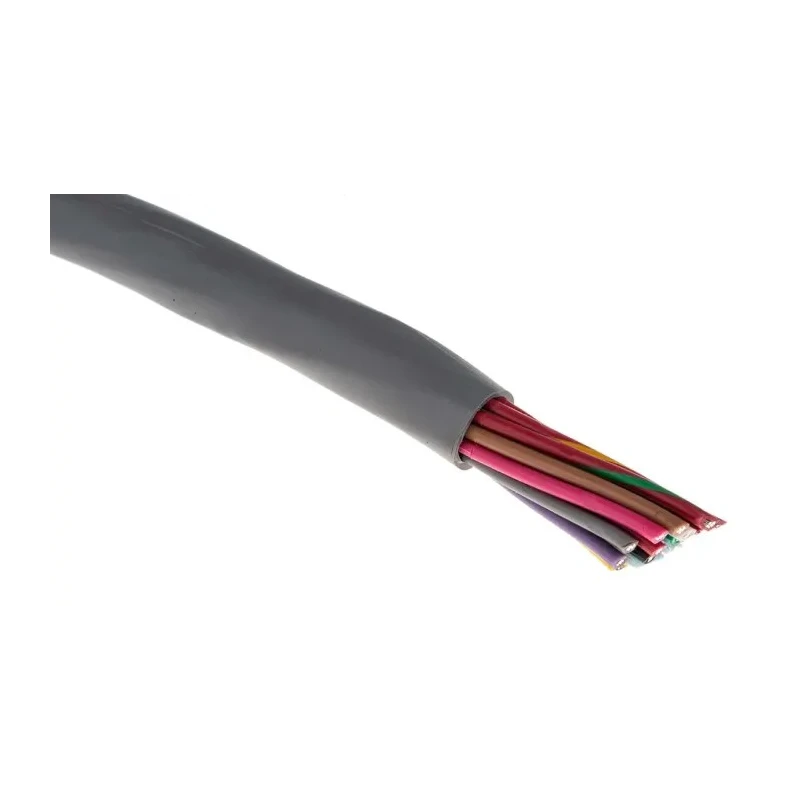 Alpha Wire Alpha Essentials Communication & Control Control Cable, 15 Cores, 0.56mm² 20 AWG, Unscreened, 30 1896/15C SL005